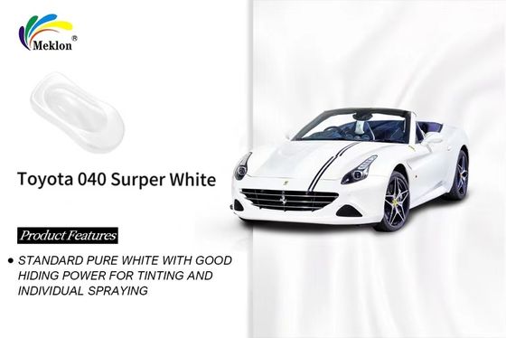 Superweiß Veredelung Autofarbe Glatte Veredelung Praktisch für FAW Toyota 040
