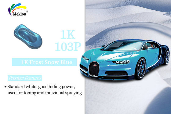 Gut glänzend 1K Frost Schnee Blau Farbe Farben Auto Beschichtung Reparatur Auto Nachbearbeitung Farbe