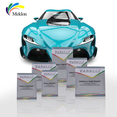 Gut glänzend 1K Frost Schnee Blau Farbe Farben Auto Beschichtung Reparatur Auto Nachbearbeitung Farbe
