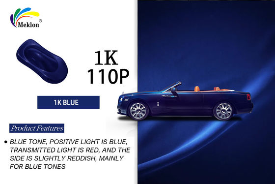 Gute Abdeckung 1K Stand Blau Chinesische Automotive Beschichtung /Autofarbe /Auto Refinish Farbe