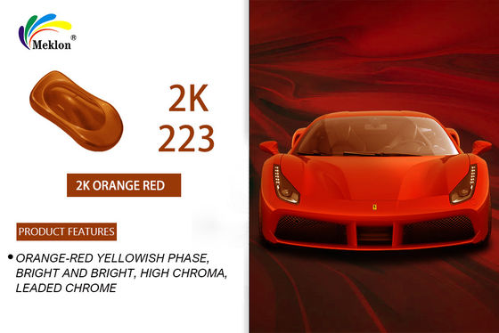 OEM-Eisenoxid-Autofarbe Oberdeckung 2K Rot Acryl Spray Fade Resistent