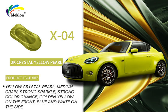 1K Crystal Yellow Pearl Autofarbe: helle Farben und Wetterbeständigkeit für den Wagen