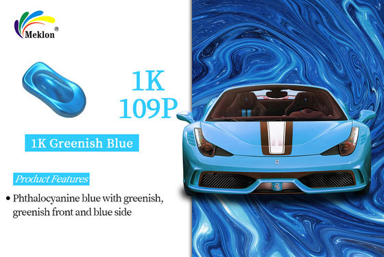 Gut glänzende Karosseriebeschichtung 1K Grünblau Intermix Automotive Veredelungsfarbe