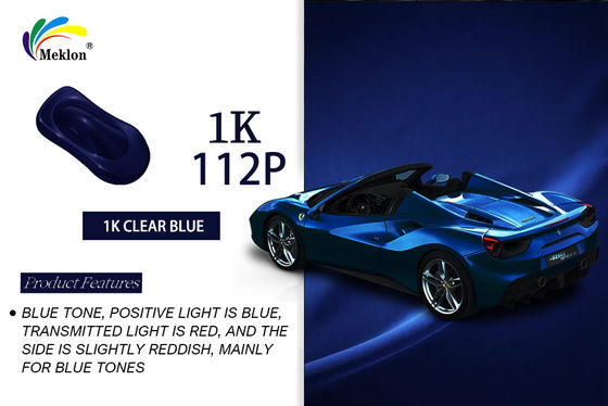 China Popular 1K Transparent Blau Automotive Refinish Farbe für den Schutz der Fahrzeugoberfläche
