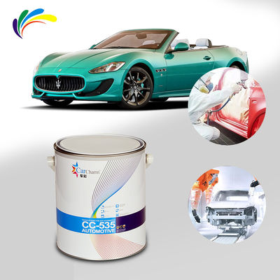 1K Feste Farbe Automotive Basismantelfarbe Gelb grüne Autofarbe