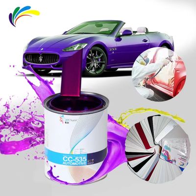 Professionelle Autoreparaturfarbe, Lila-Autorefarbe 2K-Autoreparatur Topcoat