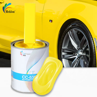 Auto-Reparatur Farbe mit niedrigem VOC Perlkristall Gelb Autofarbe UV-beständig Lieferant