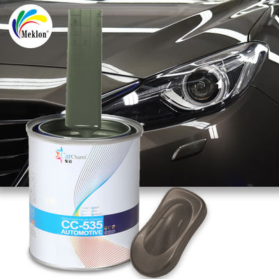 Auto-Karosserie-Autofarbe 1K Basecoat Perlenfarben Kristallbeschichtung Automotive Spray Metallische Sliver-Autofarbe