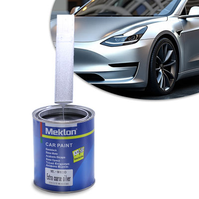 1K Extra Grobe Silber Autofarbe Hochfeste Auto Veredelung Hochglänzendes Klares Fell für Bootsfarbe Polyester Epoxy