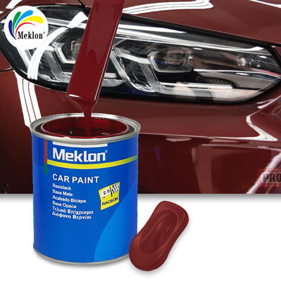 Top-Verkauf 2K Eisenoxid Rot Autofarbe Acryl-Flüssigkeitsbeschichtung für Sprühen Automotive Veredelung Farbe