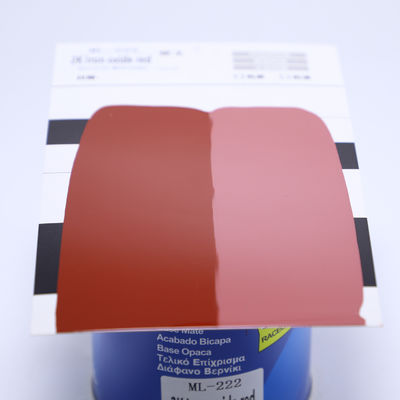 Top-Verkauf 2K Eisenoxid Rot Autofarbe Acryl-Flüssigkeitsbeschichtung für Sprühen Automotive Veredelung Farbe