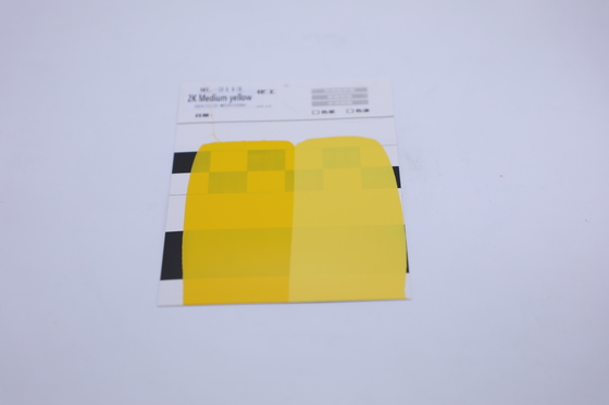 MK2113 Warmverkauf UV-beständig Matte Textur Neutrale gelbe Autolack
