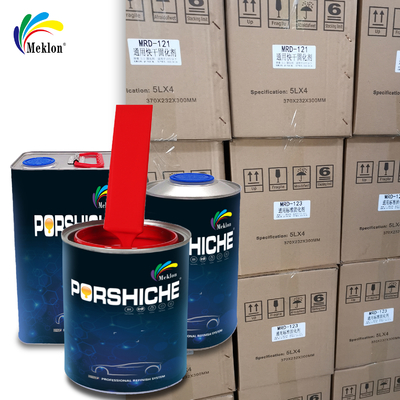 VOC-arme, kratzfeste, rote Autolack-Sprühfarbe