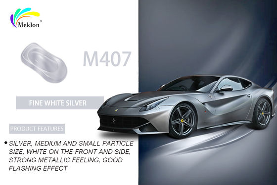 Praktische Metall-Silber-Autofarbe, UV-feste, ungiftige Silberfarbe für das Auto.