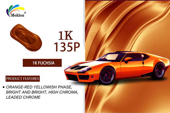 Orange Rot Akryl Klarmantel Automotive Lackierung Wasserdicht ungiftig