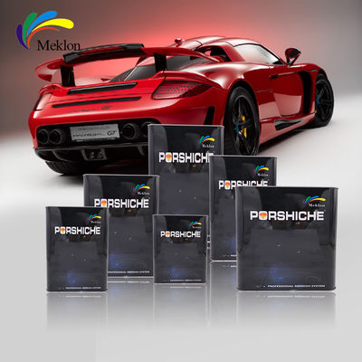 Nicht-toxischer Hitzefest Brillantes Rotes Autofarbe Verblichungsbeständiges Obermantel Automotive Autofarbe