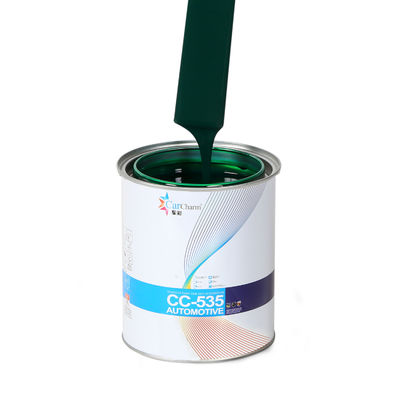 1K Feste Farbe Automotive Basismantelfarbe Gelb grüne Autofarbe