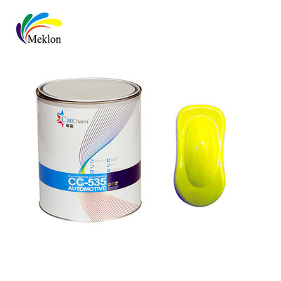 Niedrige Geruchskonzentration Auto-Basis-Beschichtung Schutzzelt Zitrone Gelb Autofarbe