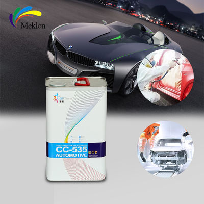 Hohe Härte und hohe UV-Resistenz Autoveredelung Farbe 2K Topcoat Obwohl schwarze Autofarbe