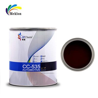 Hohe Härte und hohe UV-Resistenz Autoveredelung Farbe 2K Topcoat Obwohl schwarze Autofarbe