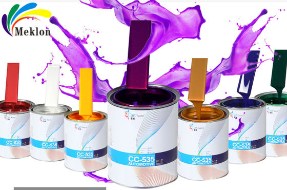 Professionelle Autoreparaturfarbe, Lila-Autorefarbe 2K-Autoreparatur Topcoat