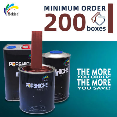 Großer, leuchtend roter Anbieter von Autofarben