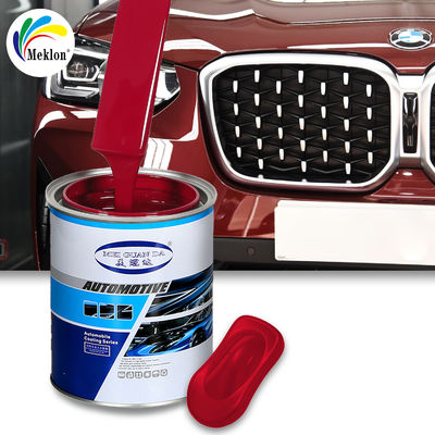 Einfache Schleifung 1k Rotfarbe Acrylpolymer Auto Veredelung Automotive Farbe