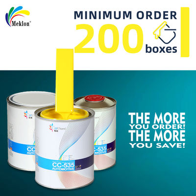 Auto-Körperfarbe Farbmaschine 1K Gelb Basislack Perlenfarben Kristallbeschichtung Automotive Sprayfarbe