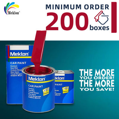 Hochfeste Hochglanz Acryl 1K Rot Auto Veredelung Farbe Automotive Clear Lack Beschichtung Clearcoat für Autos