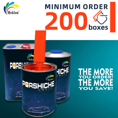 Basecoat Hochglanz Spiegelwirkung Autofarbe Automotive Farbe 1K Große rote Auto Reparatur Farbe reine und volle Farbe Lieferant