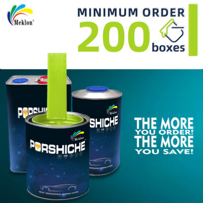 1K Gelb-Grün-Autofarbe-Basiscoat für die Widerstandsfähigkeit gegen tägliche Umweltauswirkungen