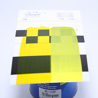 1K Hochleistungs-Olive-Grün-Autofarbe Harz-Flüssigbeschichtung für Acrylfarben mit Pulver-Aussehen
