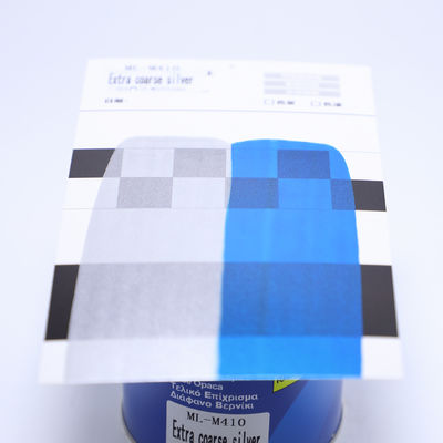 1K Extra Grobe Silber Autofarbe Hochfeste Auto Veredelung Hochglänzendes Klares Fell für Bootsfarbe Polyester Epoxy