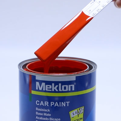 Gute Nivellierung 2K Orange Rot Metallische Automotive Farbe Acrylflüssiges Beschichtungsspray