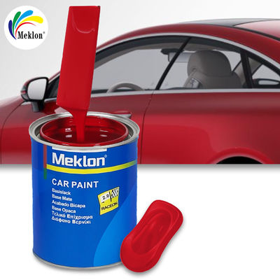 Gute Nivellierung 2K Orange Rot Metallische Automotive Farbe Acrylflüssiges Beschichtungsspray