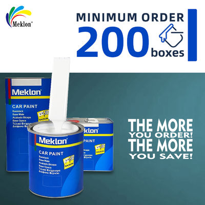 Hohe Feststoff-Auto-Refinish 1K Grobweiße Perllacke Hohe Glanz klare Schicht Mischsystem Harz Flüssigkeitsbeschichtung Spray-Fabrik