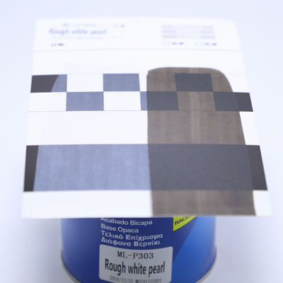 Hohe Feststoff-Auto-Refinish 1K Grobweiße Perllacke Hohe Glanz klare Schicht Mischsystem Harz Flüssigkeitsbeschichtung Spray-Fabrik