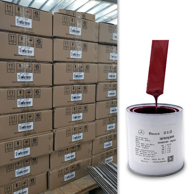 Premium 1K Rote Perle Acryl Veredelung Farbe Für Mercedes-Benz DB512 Mit High-Glanz-Finish