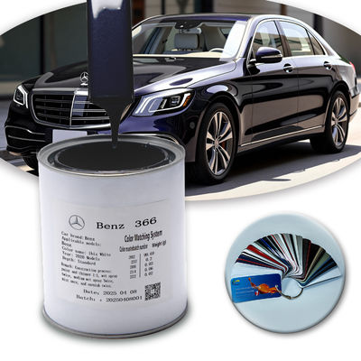Premium 1K Blau-Perleffekt Acryl Autolack für Mercedes-Benz DB366 Umweltfreundliche Wasserbasis-Formel​