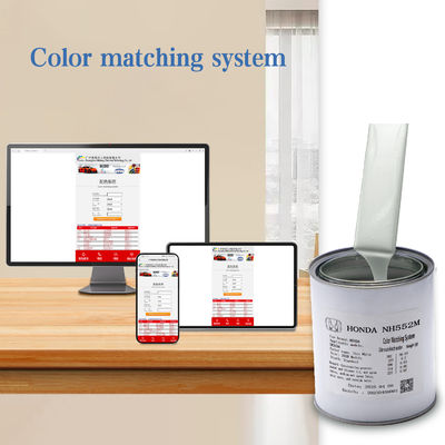 Kratzfestigkeit Honda NH552M 1K Leichtgrau Silber Acryl-Autofarbe