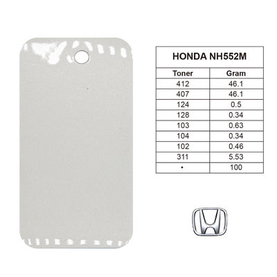 Kratzfestigkeit Honda NH552M 1K Leichtgrau Silber Acryl-Autofarbe