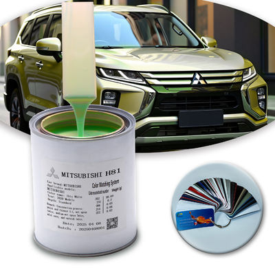 1K Acryl Technologie Autolack für Hochtemperatur- und Trockenbedingungen mit Champagner-Gold-Effekt