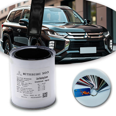 Maßgeschneiderte Veredelung von Autofarbe MITSUBISHI X03 1K Schwarze Perle Acrylfarbe für extreme Wetterbedingungen und komplexe Straßenbedingungen