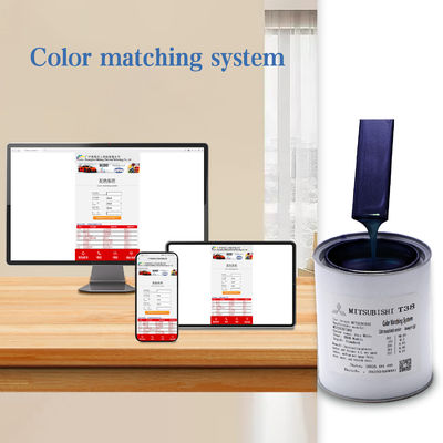 Wärmefeste dauerhafte rote Autolack, antioxidierende metallische rote Autolack