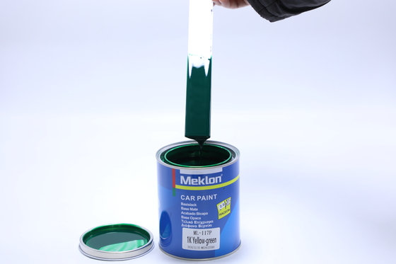 Hochbeständig und kratzfest, passend zum originalen gelb-grünen Autolack