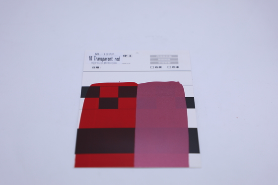 Ultra-langlebige, transparente, rote Autofarbe und kratzfest, UV-schützend und kostengünstig für die Automobilveredelung und -anpassung