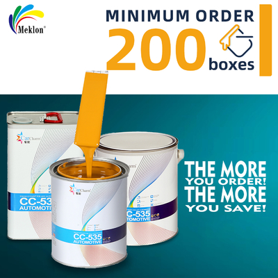 Hochleistungs- und schnell trocknende Acrylfarbe Sonnengelb UV-fest für Autos