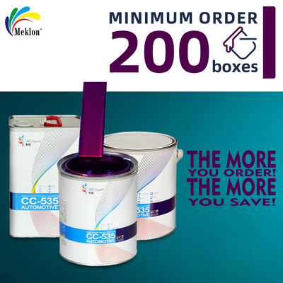 Hochglänzende Traumfarbene lila Farbe, die mit der Farbe der Fabrik übereinstimmt