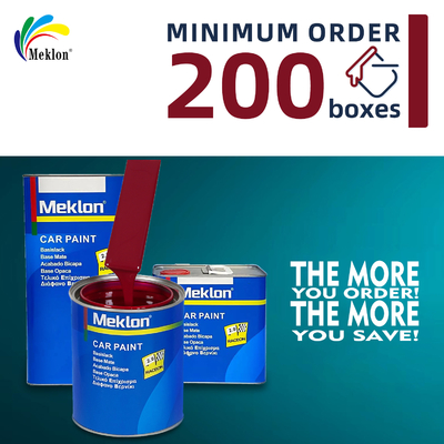 1K2K Autolack mit hoher Ausdruckskraft und hoher Deckkraft Dunkelroter Autolack