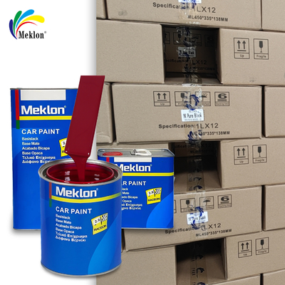 1K2K Autolack mit hoher Ausdruckskraft und hoher Deckkraft Dunkelroter Autolack